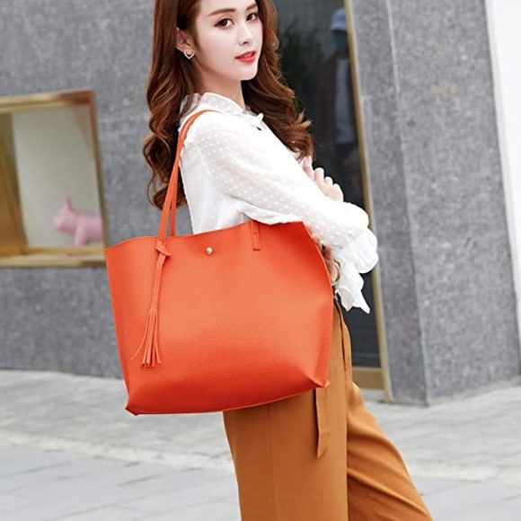 🆕 Leather Tote Bag - Picture 2 of 6